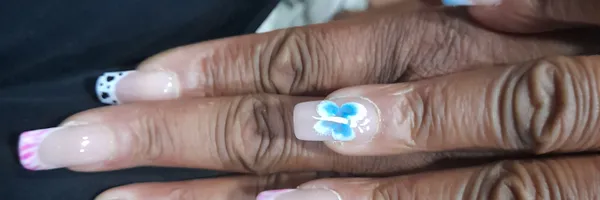 img of Uñas acrílicas: Técnica Pinceladas